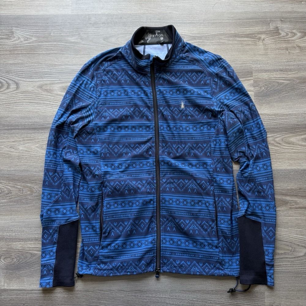 Greyson Golf Pullover Sequoia Aztec Geometric 1/4 Zip Large Multicolor